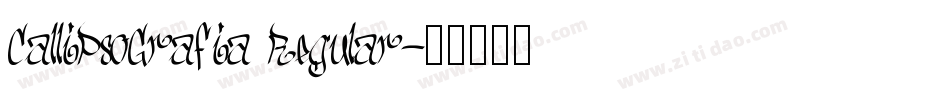 CalliPsoGrafia Regular字体转换